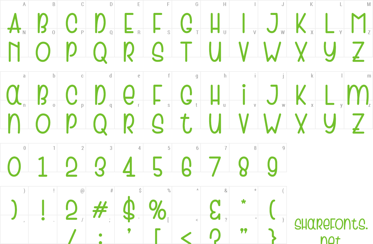 Font Cutie Baby preview